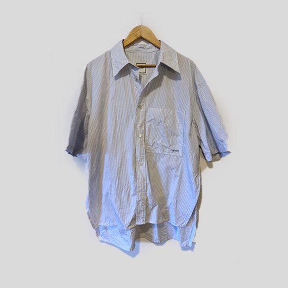 WOOYOUNGMI - Two-length lateral slit white shirt - Sz 52 - Picture 1 of 12